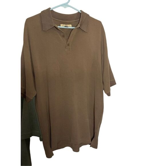 Bundle Tommy Bahama Silk Blend Textured Polos Men’s Size Large - Picture 5 of 8